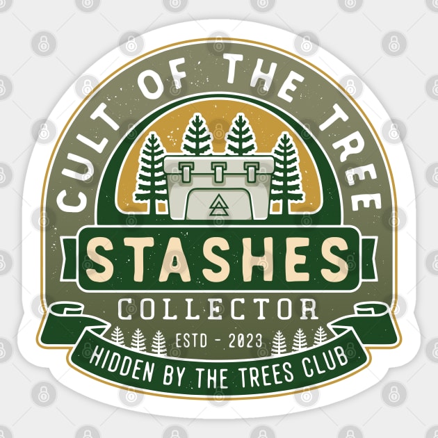 Cult Stashes Collector Crest Sticker by Lagelantee